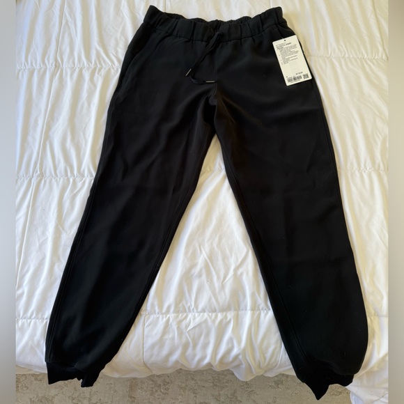 lululemon athletica Black Track Pants - Picture 1 of 3